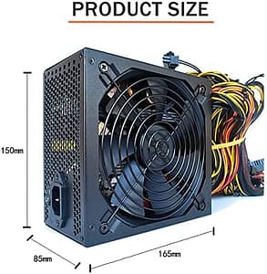 1800W Mining Power Supply Support 8 GPUs GPU Mining Rig Review